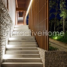Автоматическая уличная подсветка лестницы